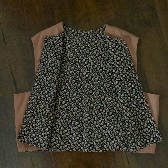 Vintage hand sewn reversible floral cottagecore vest - Picture 4 of 8